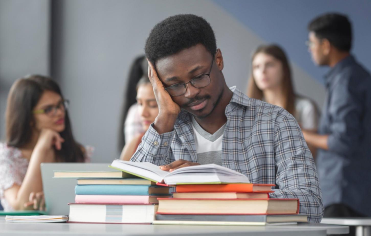 Financial analysis workspace with calculators and budget reports