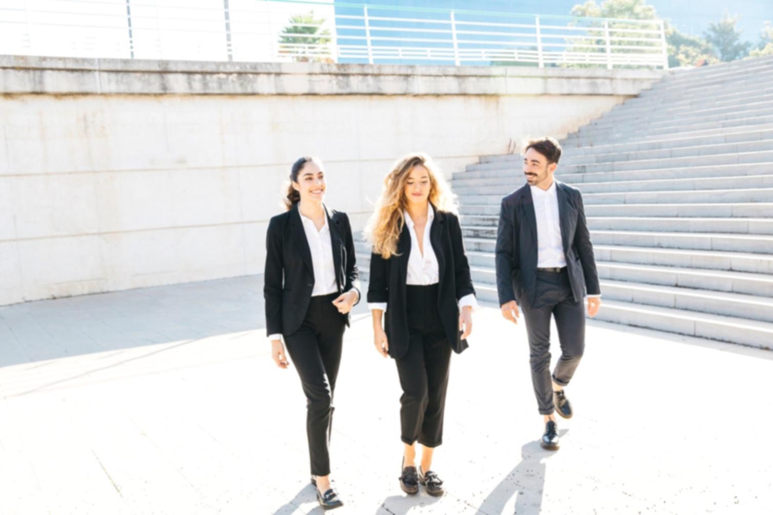 Professional reviewing financial reports